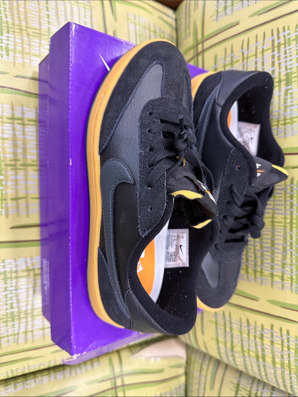Nike SB FC Classic Black & Gum Suede Low-Top Sneakers